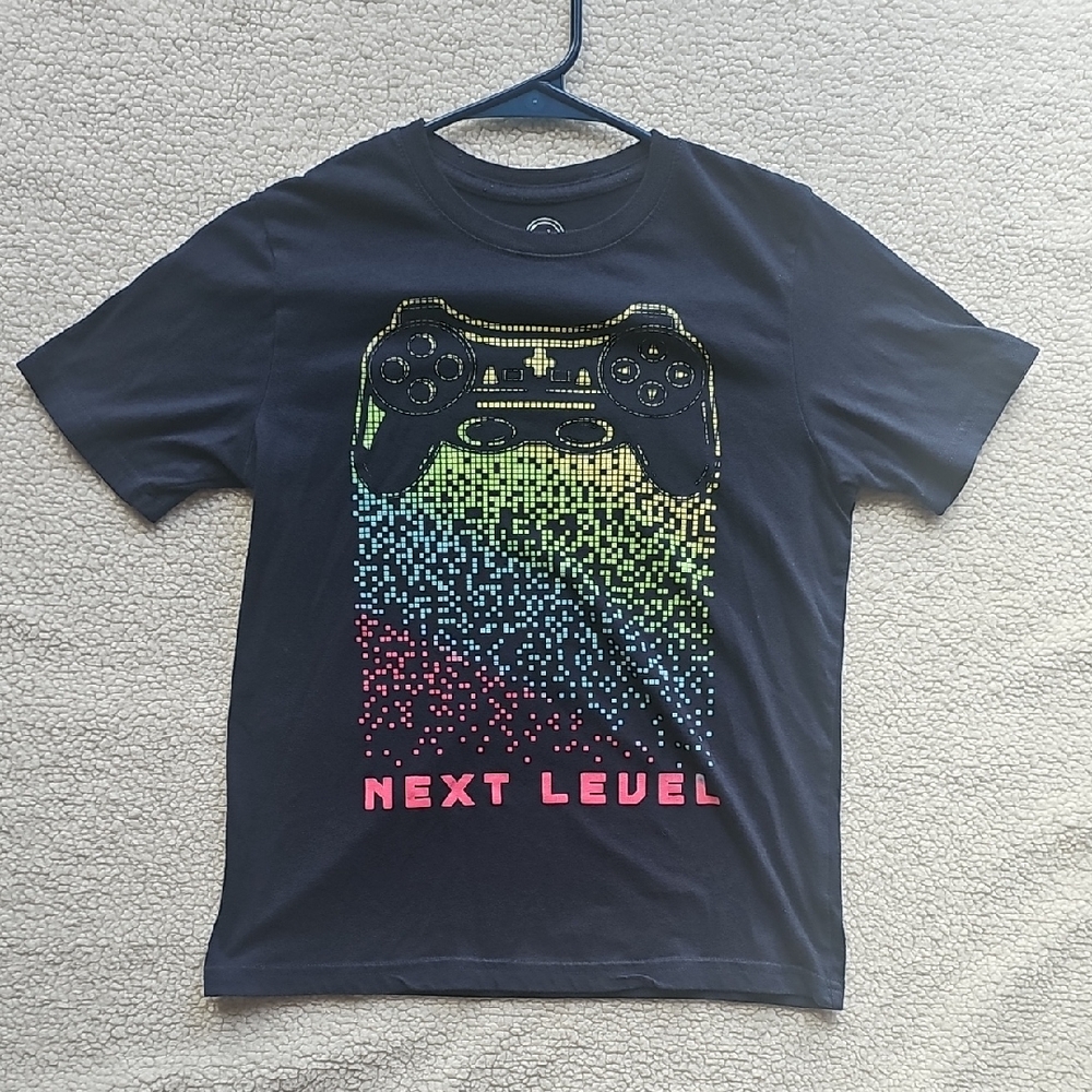 Wonder Nation Black 'Next Level' Graphic Tee